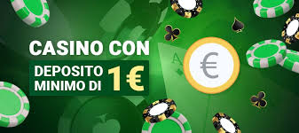 Il Miglior Casinò Online con Minimo Deposito di 1 Euro
